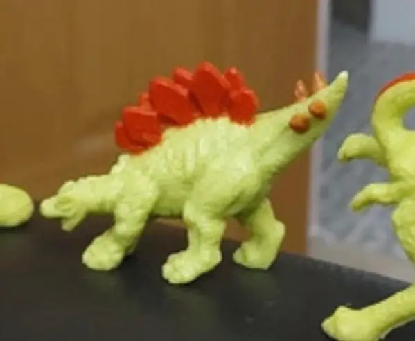 Stegosaurus #148, Monster in My Pocket: Series 6: Dinosaurs, Neon Yellow