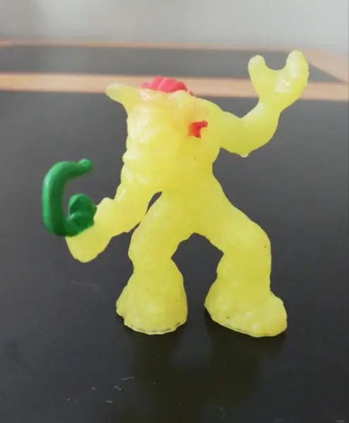 Yama #100, Monster in My Pocket: Series 4: Super Scary, Glow-In-The-Dark Yellow
