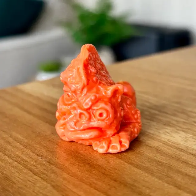Boik, Mini Boglins 1991, Neon Orange