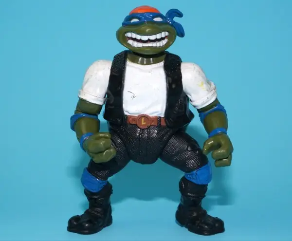 Cruisin’ Leo with Classic Sewer Cycle, Vintage Teenage Mutant Ninja Turtles: 1994 Series