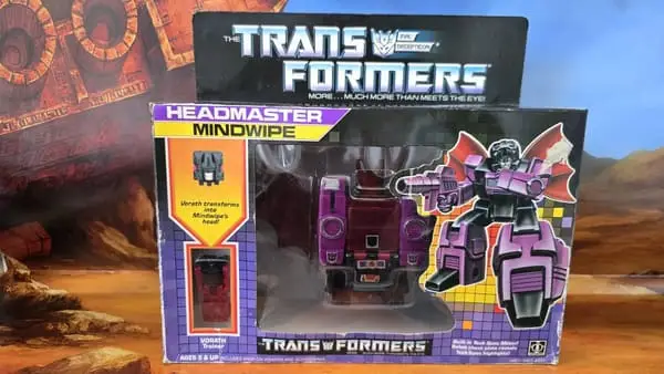 Mindwipe with Vorath, G1 Transformers: Decepticon Headmasters (1987-1988)