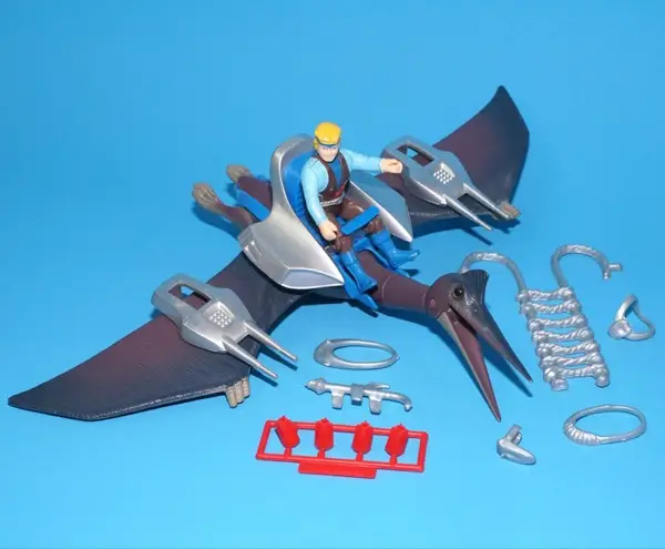 Quetzalcoatlus with Yungstar, Dino-Riders: Series 1