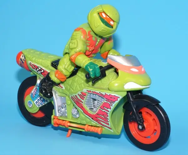 Road Racin’ Mike with Kowabunga Bike, Vintage Teenage Mutant Ninja Turtles: 1994 Series
