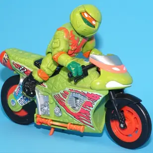 Road Racin’ Mike with Kowabunga Bike, Vintage Teenage Mutant Ninja Turtles: 1994 Series