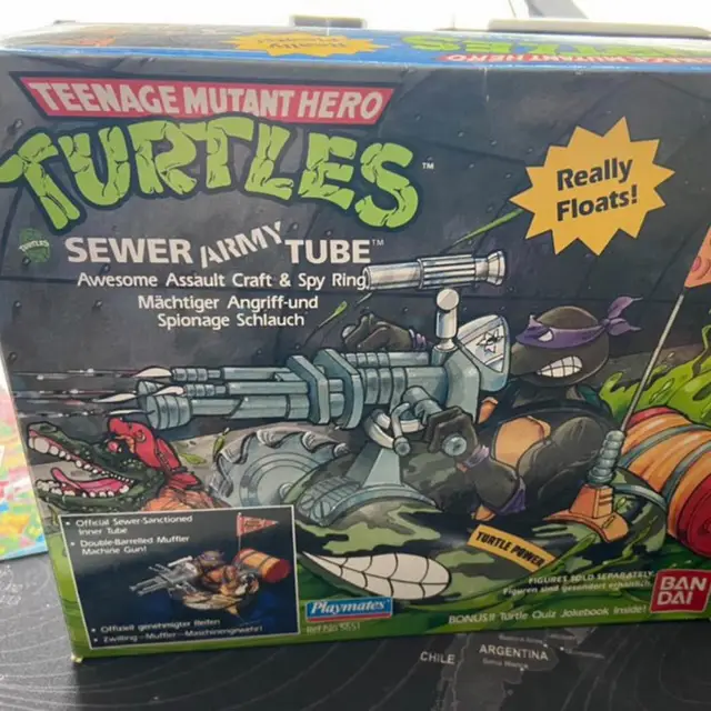 Sewer Army Tube, Vintage Teenage Mutant Ninja Turtles: 1989 Series