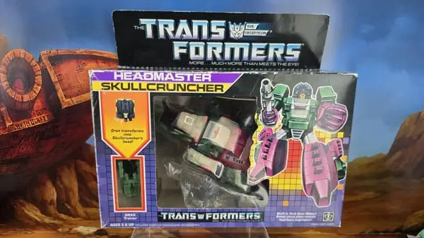 Skullcruncher with Grax, G1 Transformers: Decepticon Headmasters (1987-1988)