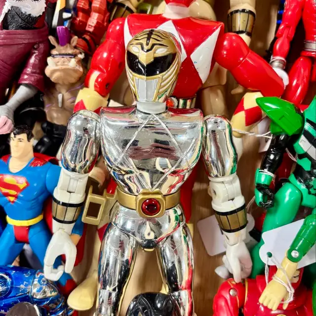 Special Edition Metallic Auto Morphin White Ranger, Auto-Morphin Power Rangers Series 1