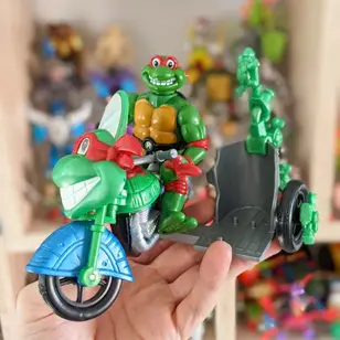 Toon Cycle with Toon Raph, Vintage Teenage Mutant Ninja Turtles: 1993 Series