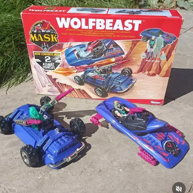 Wolfbeast with Miles Mayhem, M.A.S.K. 1988