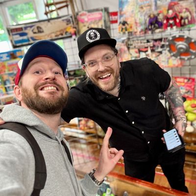 Joe with Dan Wheeldon